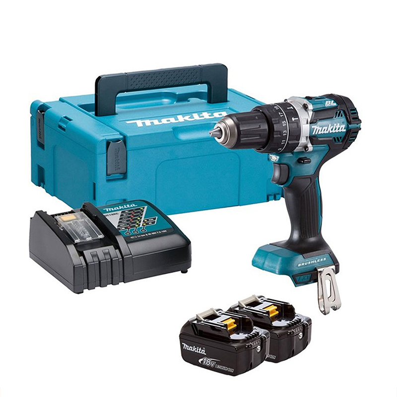 Máy khoan bắt vít MAKITA DHP484RFE (18V*2 3.0AH)