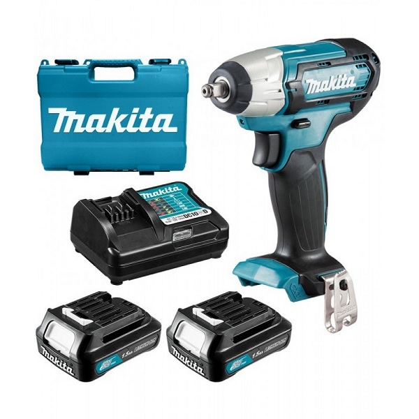 Máy xiết bu lông MAKITA TW060DSYE (12V*2 1.5AH)