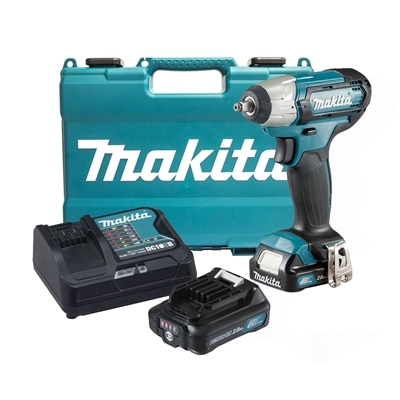 Máy siết bu lông MAKITA TW140DSAE 9.5MM (12V*2 2.0AH)