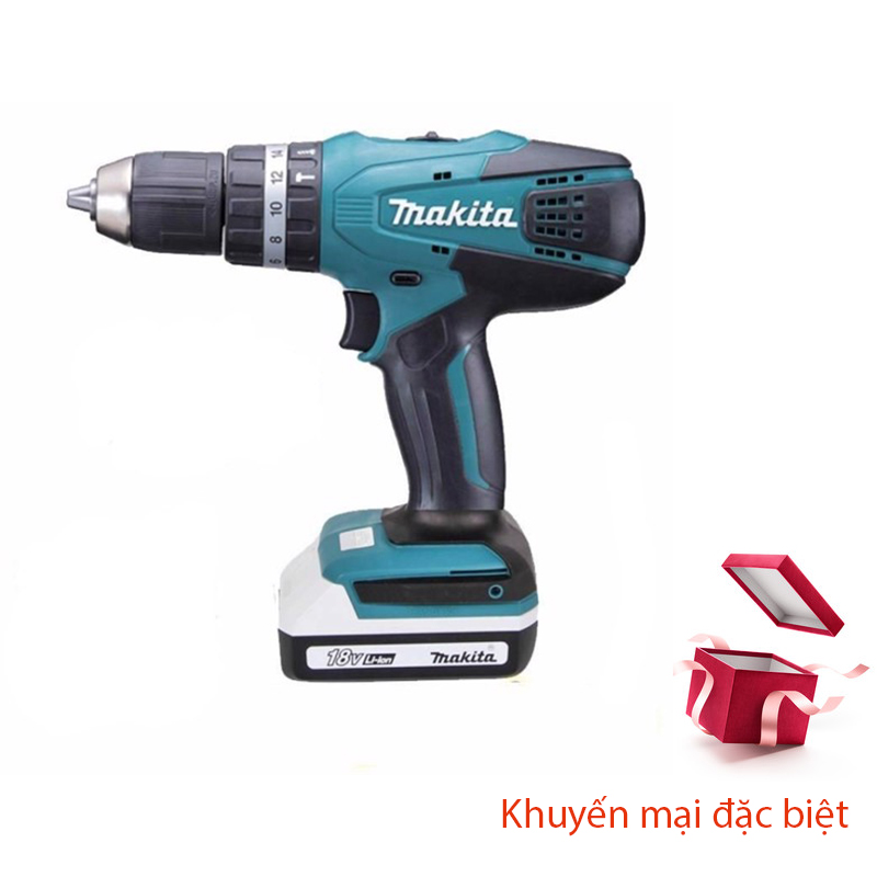 Máy khoan bắt vít MAKITA HP457DWE 13MM (18V)