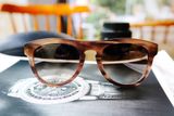 Salvatore Ferragamo Brown Gradient Round Sunglasses SF828S 216