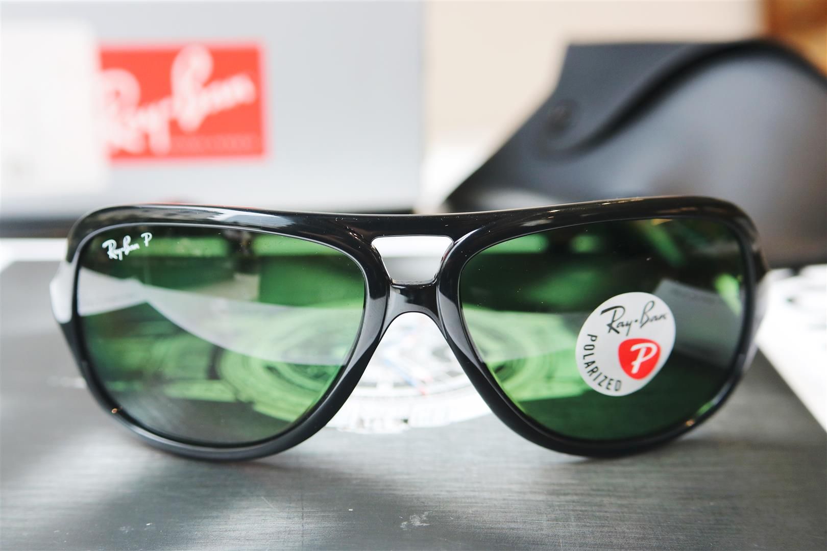Mắt kính RAY BAN Polarized Green Classic G-15 Aviator Sunglasses Ite –  mhwatchvn