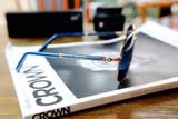 Mont Blanc MB512S 28V Sunglasses in Blue
