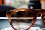 Salvatore Ferragamo Brown Gradient Round Sunglasses SF828S 216