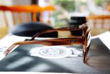 Salvatore Ferragamo Brown Gradient Round Sunglasses SF828S 216