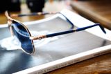 Mont Blanc MB512S 28V Sunglasses in Blue
