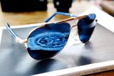 Mont Blanc MB512S 28V Sunglasses in Blue