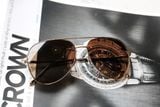 Kính MONTBLANC Brown Gradient Aviator MB657S 32F 61