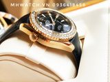 Omega Seamaster Plane Ocean 600M Co-Axial Black Arabic Diamond&Gold 18k 232.58.42.21.01.001