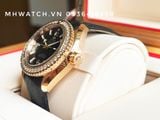 Omega Seamaster Plane Ocean 600M Co-Axial Black Arabic Diamond&Gold 18k 232.58.42.21.01.001