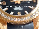 Omega Seamaster Plane Ocean 600M Co-Axial Black Arabic Diamond&Gold 18k 232.58.42.21.01.001