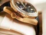 Omega Seamaster Plane Ocean 600M Co-Axial Black Arabic Diamond&Gold 18k 232.58.42.21.01.001