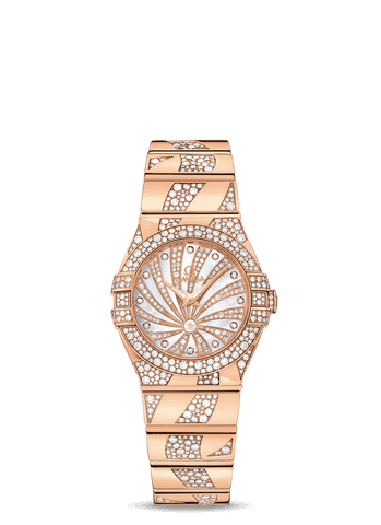 Omega Luxury Edition Red Gold Diamond Watch 123.55.27.60.55.011 12355276055011