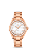 Đồng hồ Omega 23155342055003 Seamaster 18K Rose Gold Ladies Diamond 231.55.34.20.55.003