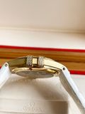 Omega Constellation 35 mm, yellow gold on rubber strap 123.57.35.20.55.003 12357352055003