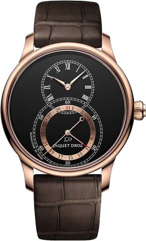 Jaquet Droz Grande Seconde Quantième Anthracite Enamel J007023203