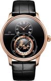 Jaquet Droz Grande Seconde Dual Time Black Enamel J016033202