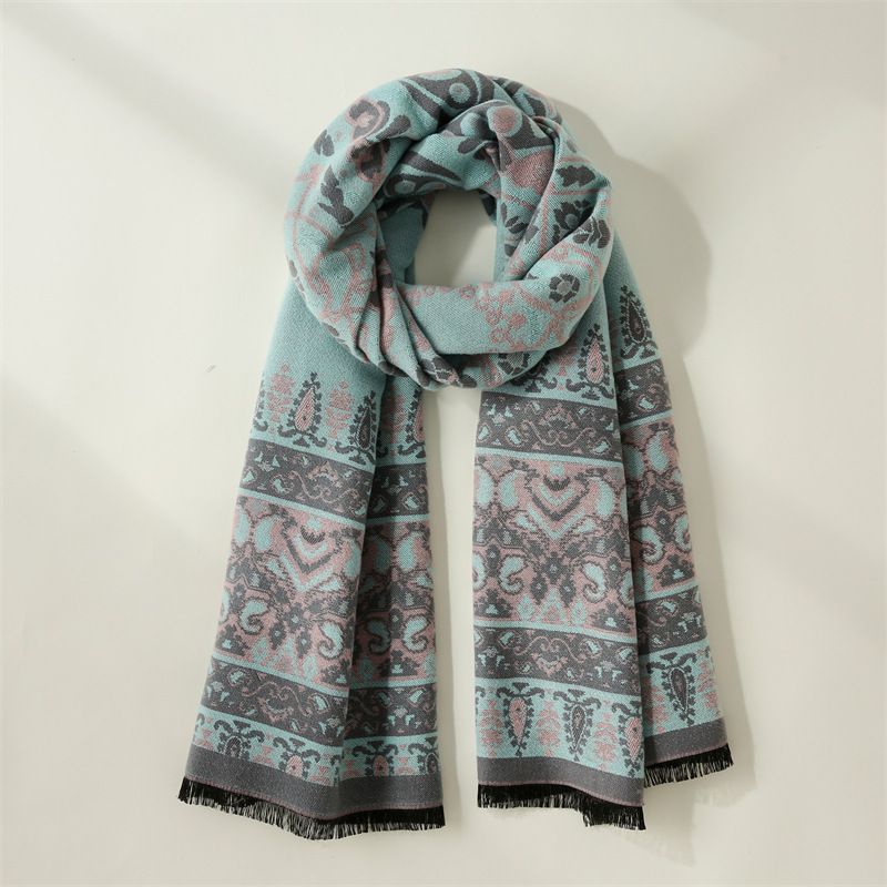 Khăn quàng cashmere thu đông dành cho phụ nữ kích cỡ  65*185cm