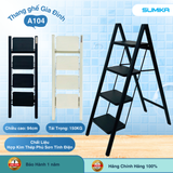  Thang nhôm ghế 4 bậc SUMIKA A104 