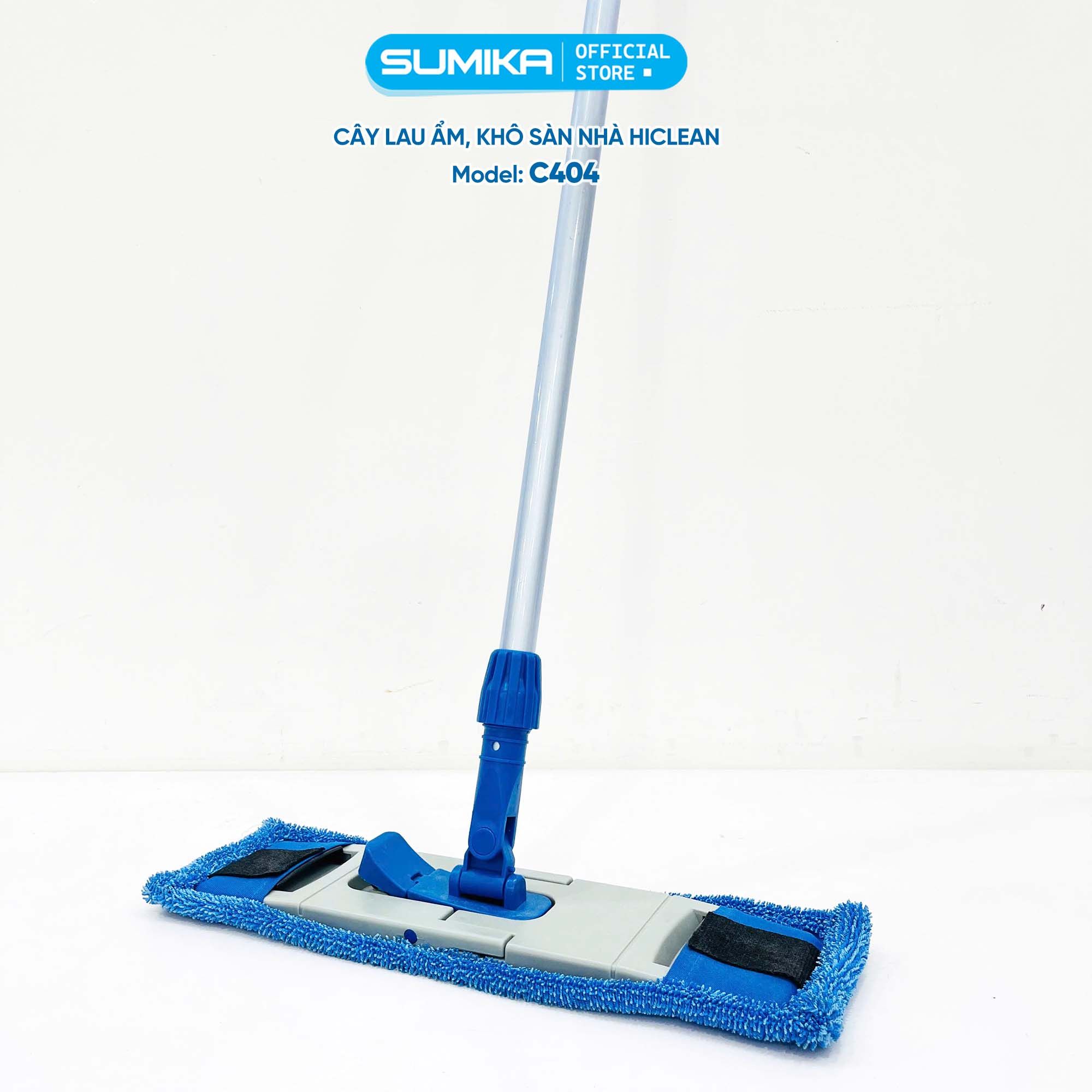  Cây lau sàn nhà khô và ướt HiClean C404, cán nhôm dài 1.5m 