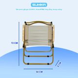  Ghế xếp thư giãn du lịch có lưng tựa SUMIKA K39 