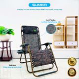  Ghế xếp thư giãn SUMIKA 639, bề rộng 73cm, tải trọng 200kg 