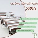  Giường nệm xếp gọn SUMIKA 339A, chiều rộng 90cm 