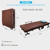  Giường nệm xếp gọn SUMIKA 339A, chiều rộng 90cm 