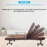  Giường nệm xếp gọn SUMIKA 339C, chiều rộng 120cm 