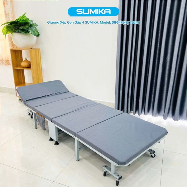  Giường xếp gấp gọn di động SUMIKA 386, rộng 70cm 