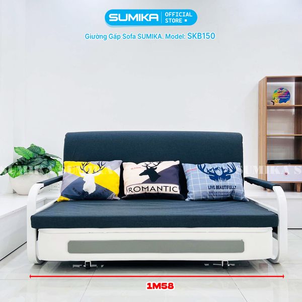  Giường xếp sofa gấp gọn SUMIKA SKB150, chiều rộng 1m5 