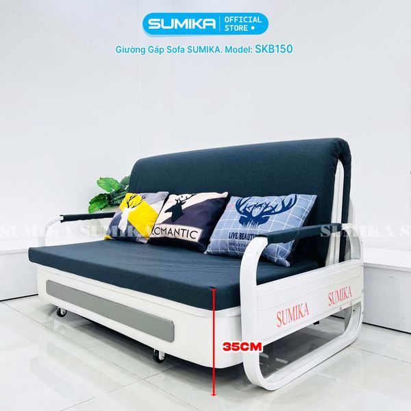  Giường xếp sofa gấp gọn SUMIKA SKB150, chiều rộng 1m5 