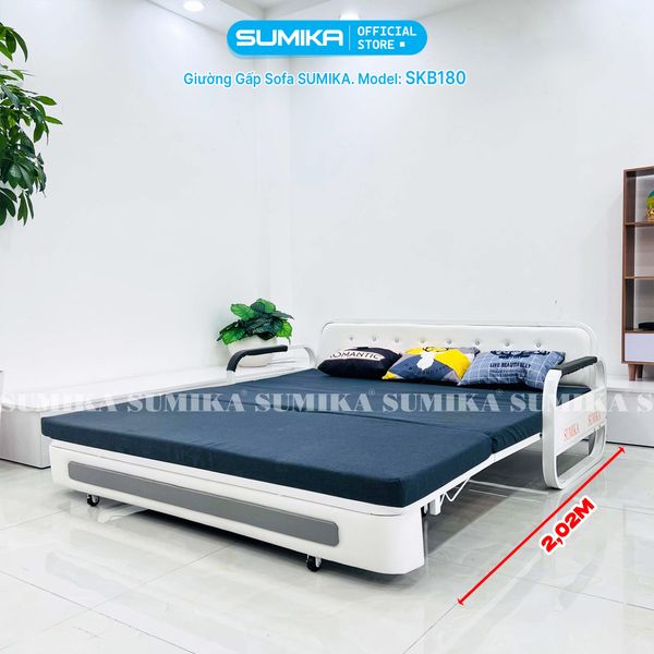  Giường xếp sofa gấp gọn SUMIKA SKB180, chiều rộng 1m8 