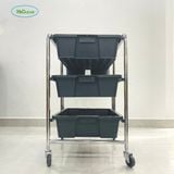  Xe đẩy dọn thức ăn HiClean HC167 