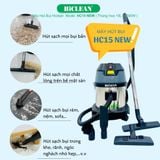  Máy hút bụi công nghiệp HiClean HC15NEW, công suất 1500W 