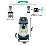  Máy hút bụi công nghiệp HiClean HC30NEW, công suất 1500W 
