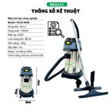  Máy hút bụi công nghiệp HiClean HC30NEW, công suất 1500W 