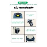  Máy hút bụi công nghiệp HiClean HC30NEW, công suất 1500W 