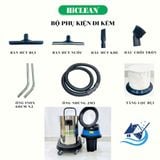  Máy hút bụi công nghiệp HiClean HC 40CE, công suất 1800W 
