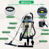  Máy hút bụi công nghiệp HiClean HC70NEW, công suất 3000W 