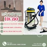  Máy hút bụi công nghiệp HiClean HC80, công suất 3600W 