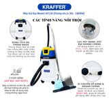  Máy hút bụi Kraffer KF130, thùng chứa 30L, công suất 1800W 