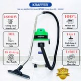  Máy hút bụi Kraffer KF130, thùng chứa 30L, công suất 1800W 