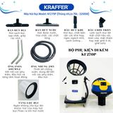 Máy hút bụi công nghiệp Kraffer KF270P, công suất 3200W 
