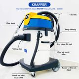  Máy hút bụi công nghiệp Kraffer KF270P, công suất 3200W 