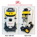  Máy hút bụi công nghiệp Sancos 3239W, thùng chứa 55L 