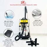  Máy hút bụi công nghiệp Sancos 3239W, thùng chứa 55L 