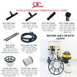  Máy hút bụi công nghiệp Sancos 3239W, thùng chứa 55L 