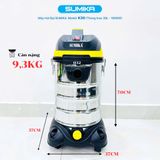  Máy hút bụi công nghiệp SUMIKA K30, 1800W, thùng chứa 30L 