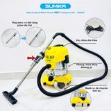  Máy hút bụi gia đình Sumika K20, công suất 1600W, thùng chứa 20L 